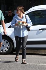 LUCY HALE Out for Coffee at Alfred in Los Angeles 03/30/2022