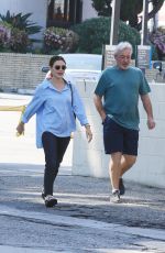 LUCY HALE Out for Coffee at Alfred in Los Angeles 03/30/2022