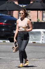 LUCY HALE Out for Iced Coffee in Studio City 03/22/2022