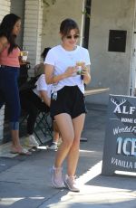 LUCY HALE Out for Iced Coffee in West Hollywood 03/23/2022
