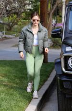 LUCY HALE Out Hiking with Her Dogs in Los Angeles 03/13/2022