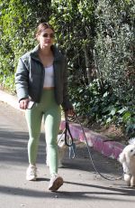 LUCY HALE Out Hiking with Her Dogs in Los Angeles 03/13/2022