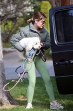 LUCY HALE Out Hiking with Her Dogs in Los Angeles 03/13/2022