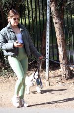 LUCY HALE Out Hiking with Her Dogs in Los Angeles 03/13/2022