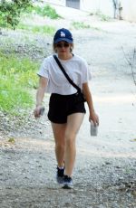 LUCY HALE Out Hikinig in Los Angeles 03/01/2022