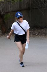 LUCY HALE Out Hikinig in Los Angeles 03/01/2022