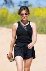 LUCY HALE Out Hikinig in Woodland Hills 03/23/2022