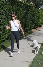 LUCY HALE Out Hikinig with Her Dogs in Los Angeles 03/17/2022