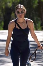 LUCY HALE Out with Her Dogs in Los Angeles 02/28/2022