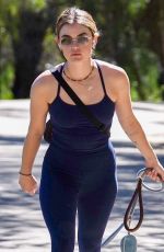 LUCY HALE Out with Her Dogs in Los Angeles 02/28/2022