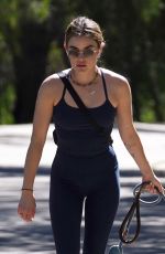 LUCY HALE Out with Her Dogs in Los Angeles 02/28/2022