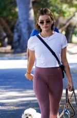 LUCY HALE Out with Her Dogs in Studio City 03/07/2022