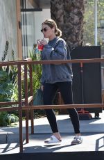 LUCY HALE Shopping at Erewhon Market in Studio City 03/03/2022
