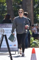 LUCY HALE Shopping at Erewhon Market in Studio City 03/03/2022