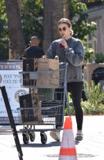 LUCY HALE Shopping at Erewhon Market in Studio City 03/03/2022