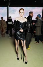 MADELAINE PETSCH at Balmain Fashion Show in Paris 03/02/2022