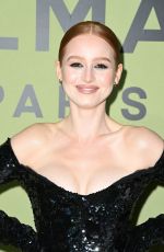 MADELAINE PETSCH at Balmain Fashion Show in Paris 03/02/2022