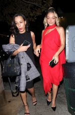 MADELYN CLINE and CARLACIA GRANT Arrives at Vanity Fair x Bacardi Party in Hollywood 03/22/2022