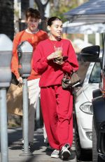 MADISON BEER Out for Coffee and Breakfast at Croft Alley in Beverly Hills 03/14/2022