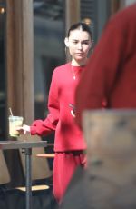 MADISON BEER Out for Coffee and Breakfast at Croft Alley in Beverly Hills 03/14/2022