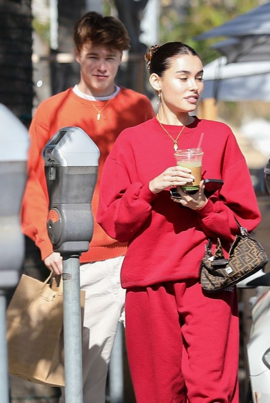 MADISON BEER Out for Coffee and Breakfast at Croft Alley in Beverly Hills 03/14/2022