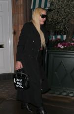 MADONNA Leaves a Restaurant in London 03/05/2022