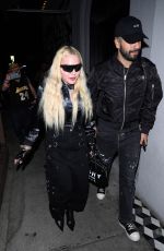 MADONNA Out for Dinner at Craig