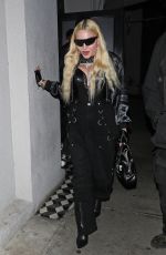 MADONNA Out for Dinner at Craig