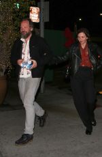MAGGIE GYLLENHAAL and Peter Sarsgaard at E Baldi in Beverly Hills 03/09/2022