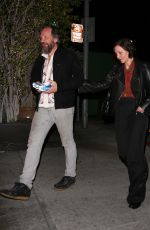 MAGGIE GYLLENHAAL and Peter Sarsgaard at E Baldi in Beverly Hills 03/09/2022