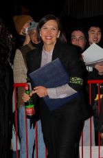 MAGGIE GYLLENHAAL Leaves New York Film Critics Circle Awards 03/16/2022