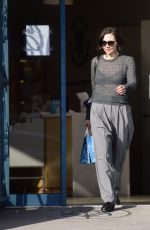 MAGGIE GYLLENHAAL Shopping at a Beauty Store in Los Angeles 03/10/2022