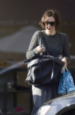MAGGIE GYLLENHAAL Shopping at a Beauty Store in Los Angeles 03/10/2022