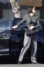 MAGGIE GYLLENHAAL Shopping at a Beauty Store in Los Angeles 03/10/2022