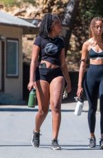 MALIA and SAHSA OBAMA Out Hikinig in Los Angeles 03/16/2022