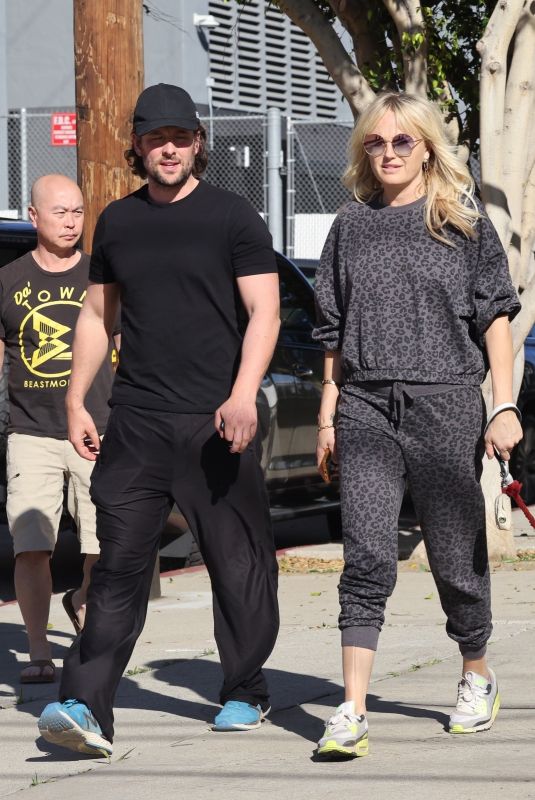 MALIN AKERMAN and Jack Donnelly Out in Los Angeles 02/28/2022