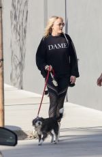 MALIN AKERMAN Out with Her Dog in Los Feliz 03/07/2022