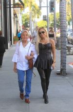 MARCELA IGLESIAS Out with Her Mother in Beverly Hills 03/02/2022