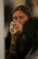 MARIA SHARAPOVA at Manpuko BBQ Restaurant in Los Angeles 03/15/2022