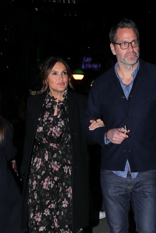 MARISKA HARGITAY Night Out in New York 02/28/2022