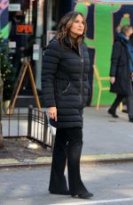 MARISKA HARGITAY on the Det of Law and Order: Special Victims Unit in Harlem 03/03/2022