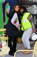 MARISKA HARGITAY on the Set of Law and Order: Special Victims Unit in New York 03/07/2022