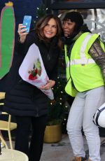 MARISKA HARGITAY on the Set of Law and Order: Special Victims Unit in New York 03/07/2022