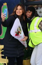 MARISKA HARGITAY on the Set of Law and Order: Special Victims Unit in New York 03/07/2022