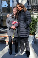 MARISKA HARGITAY on the Set of Law and Order: Special Victims Unit in New York 03/07/2022