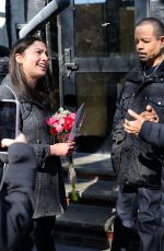 MARISKA HARGITAY on the Set of Law and Order: Special Victims Unit in New York 03/07/2022