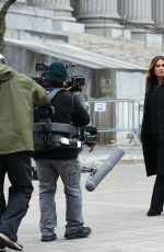 MARISKA HARGITAY on the Set of Law and Order: SVU in New York 03/23/2022