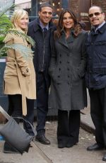 MARISKA HARGITAY on the Set of Law & Order: Special Victims Unit in New York 03/30/2022