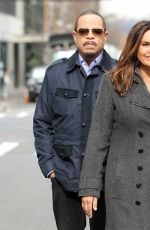 MARISKA HARGITAY on the Set of Law & Order: Special Victims Unit in New York 03/30/2022