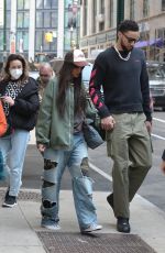 MAYA JAMA and Ben Simmons Out to Brunch in New York 03/20/2022